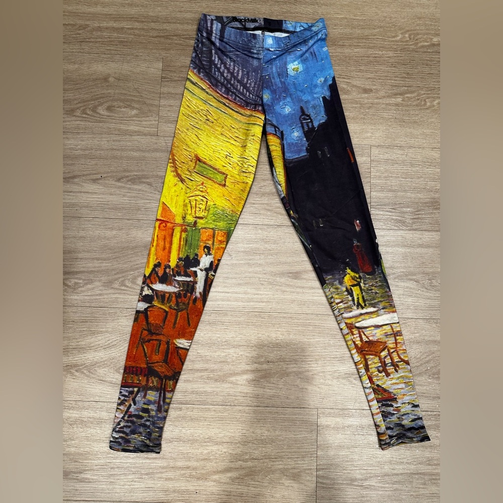 Black Milk Van Gogh Cafe at Night Leggings, S